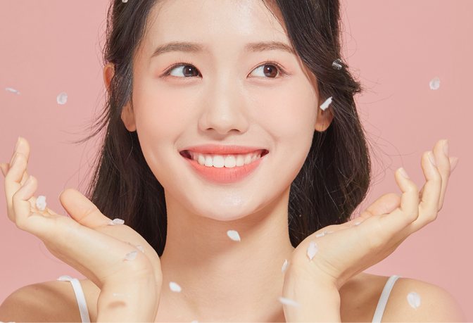 미모의 포텐 UP 배너 모델(광고용 이미지 모델)