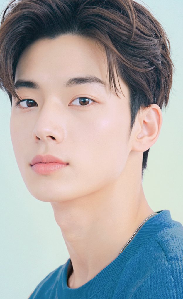 올로 남자 눈 성형 모델